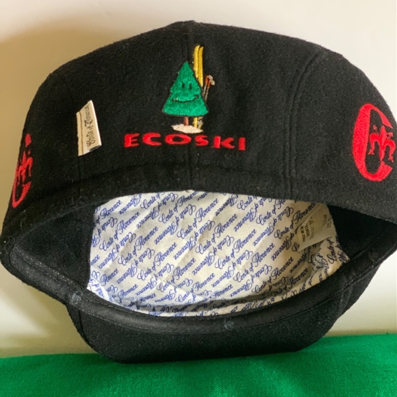 Conte of Florence Vintage Black Cabbie Newsboy Cap - Picture 8 of 11